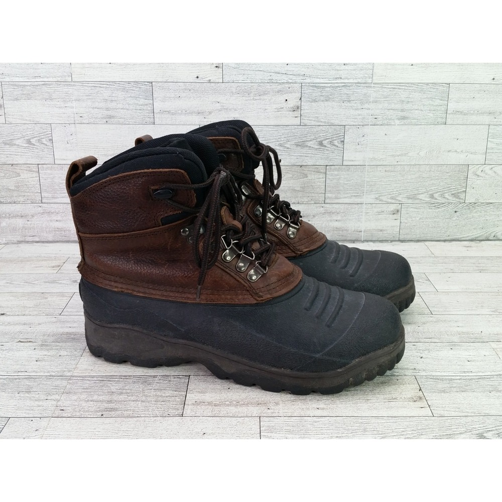 Men's‎ Tamarack Boots Brown Timber Wolf Shoes Leather Thermolite CST-710M 10